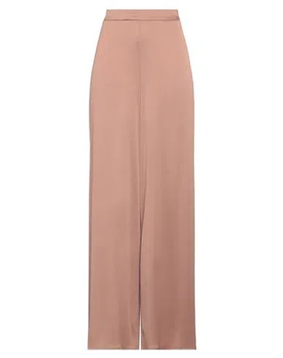 Emme By Marella Woman Pants Brown Size 6 Polyester