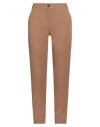 Emme By Marella Woman Pants Camel Size 12 Polyester, Elastane In Gold