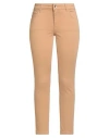 Emme By Marella Woman Pants Camel Size 16 Cotton, Elastane In Neutral
