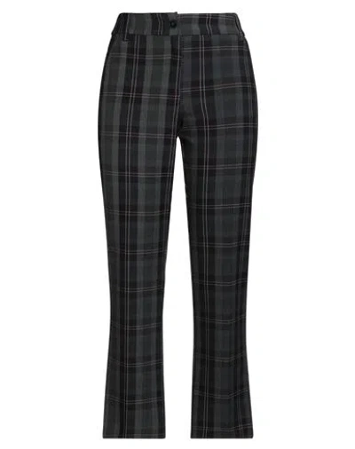 Emme By Marella Woman Pants Charcoal Size 10 Polyester, Viscose, Elastane