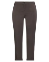 Emme By Marella Woman Pants Dark Brown Size 16 Polyester, Viscose, Elastane