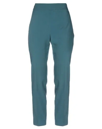 Emme By Marella Woman Pants Dark Green Size 6 Polyester, Viscose, Elastane