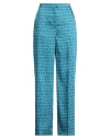 Emme By Marella Woman Pants Deep Teal Size 12 Polyester In Green