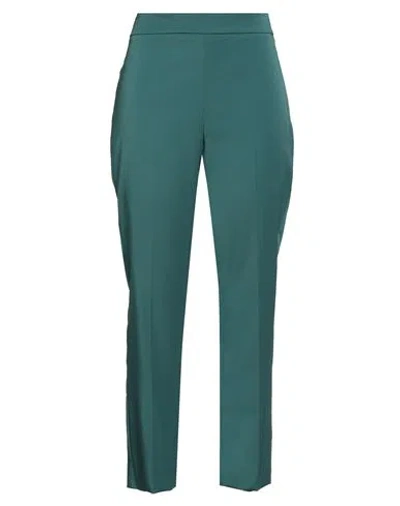 Emme By Marella Woman Pants Deep Teal Size 8 Polyester, Viscose, Elastane