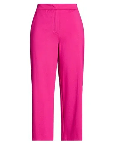 Emme By Marella Woman Pants Fuchsia Size M Viscose, Polyamide, Elastane In Pink