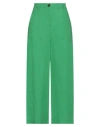 Emme By Marella Woman Pants Green Size 8 Linen
