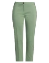 Emme By Marella Woman Pants Light Green Size 16 Cotton, Polyamide, Elastane In Multi
