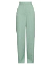Emme By Marella Woman Pants Light Green Size 4 Polyester, Viscose In Green