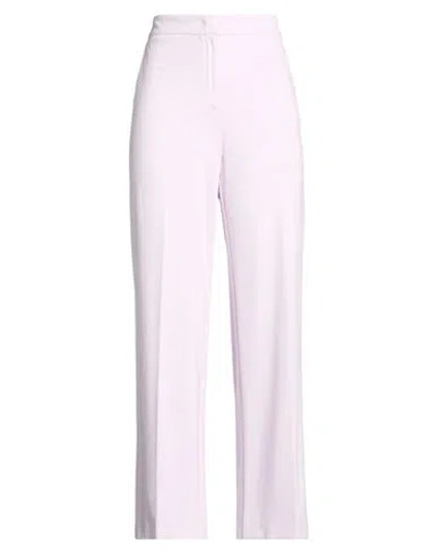 Emme By Marella Woman Pants Lilac Size Xl Viscose, Polyamide, Elastane In Purple