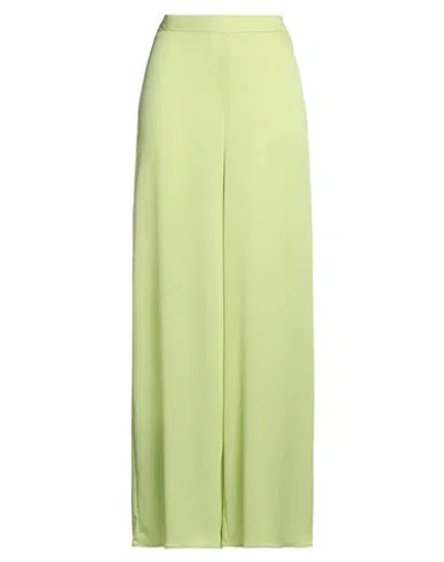 Emme By Marella Woman Pants Lime Green Size 6 Polyester