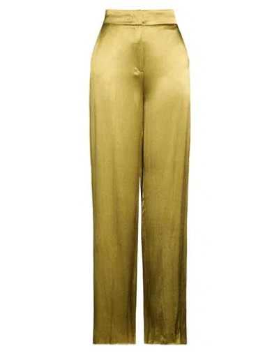 Emme By Marella Woman Pants Lime Green Size 8 Viscose, Elastane In Multi