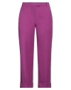 Emme By Marella Woman Pants Mauve Size 10 Polyester, Elastane In Purple