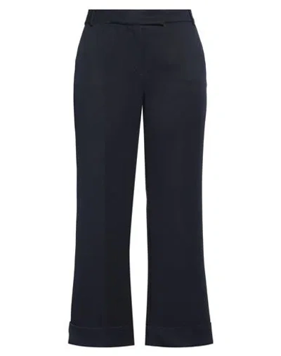 Emme By Marella Woman Pants Midnight Blue Size 16 Polyester, Elastane