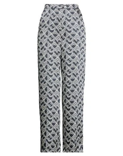 Emme By Marella Woman Pants Midnight Blue Size 2 Polyester In Black