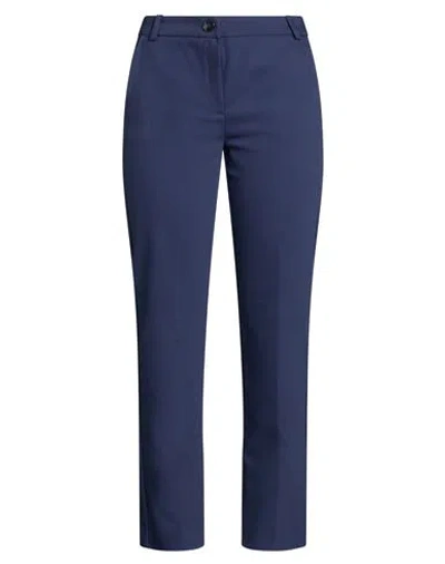 Emme By Marella Woman Pants Midnight Blue Size 4 Cotton, Polyamide, Elastane