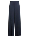 Emme By Marella Woman Pants Midnight Blue Size 4 Polyester In Blue