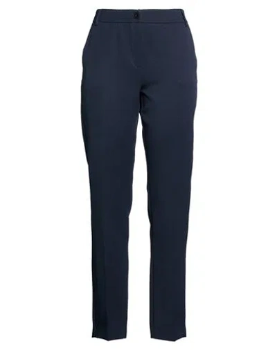 Emme By Marella Woman Pants Navy Size 10 Polyester, Elastane