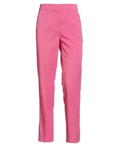 Emme By Marella Woman Pants Pink Size 2 Polyester, Viscose, Elastane