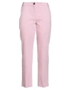 Emme By Marella Woman Pants Pink Size 8 Cotton, Polyamide, Elastane In Multi