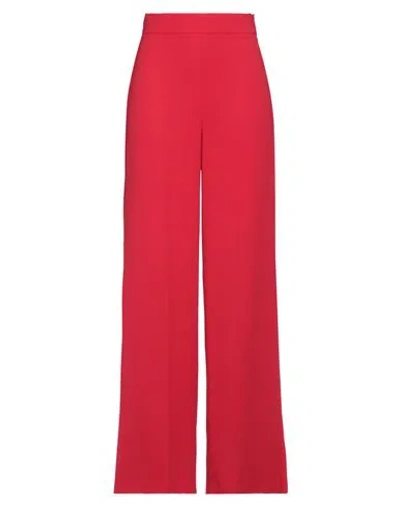 Emme By Marella Woman Pants Red Size 6 Polyester