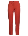 Emme By Marella Woman Pants Rust Size 4 Polyester, Viscose, Elastane In Red