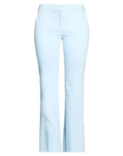 Emme By Marella Woman Pants Sky Blue Size 10 Cotton, Polyamide, Elastane