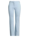 Emme By Marella Woman Pants Sky Blue Size 12 Cotton, Polyamide, Elastane