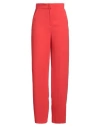 Emme By Marella Woman Pants Tomato Red Size 10 Polyester In Tomato Red