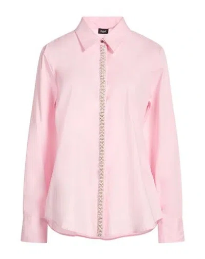 Emme By Marella Woman Shirt Pink Size 10 Cotton