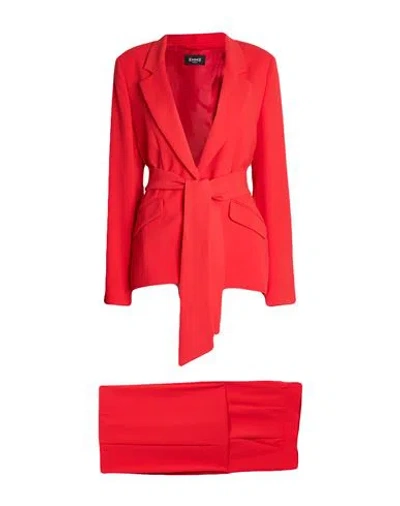Emme By Marella Woman Suit Red Size 6 Polyester