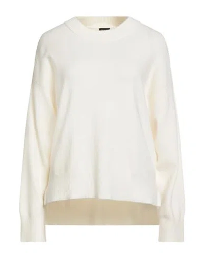 Emme By Marella Woman Sweater Cream Size Xl Viscose, Polyester, Polyamide In White
