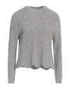 Emme By Marella Woman Sweater Grey Size M Viscose, Polyester, Polyamide