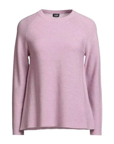 Emme By Marella Woman Sweater Lilac Size S Polyacrylic, Polyamide, Acrylic, Wool, Metallic Fiber In Multi