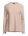 Emme By Marella Woman Sweater Sand Size S Polyacrylic, Polyamide, Acrylic, Wool, Metallic Fiber In Multi