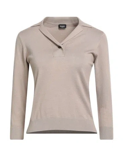 Emme By Marella Woman Sweater Sand Size Xl Viscose, Polyamide In Gray