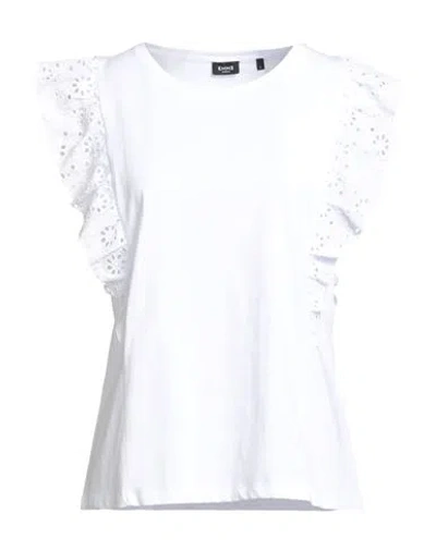 Emme By Marella Woman T-shirt White Size Xl Cotton, Polyester