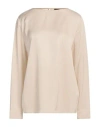 Emme By Marella Woman Top Beige Size 14 Viscose