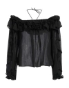 Emme By Marella Woman Top Black Size 12 Polyester In Black