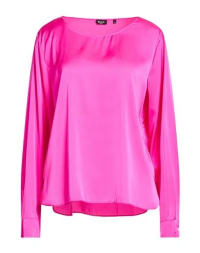 Emme By Marella Woman Top Fuchsia Size 10 Polyester, Elastane In Pink