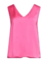 Emme By Marella Woman Top Fuchsia Size 10 Polyester In Pink