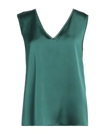 Emme By Marella Woman Top Green Size 10 Polyester In Green