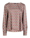 Emme By Marella Woman Top Ivory Size 6 Polyester In Multi