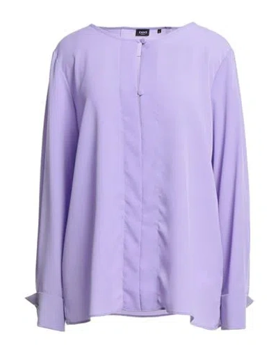 Emme By Marella Woman Top Lilac Size 12 Polyester In Multi