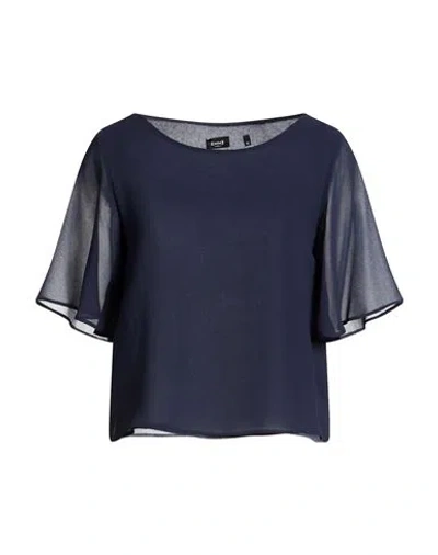 Emme By Marella Woman Top Midnight Blue Size 10 Polyester