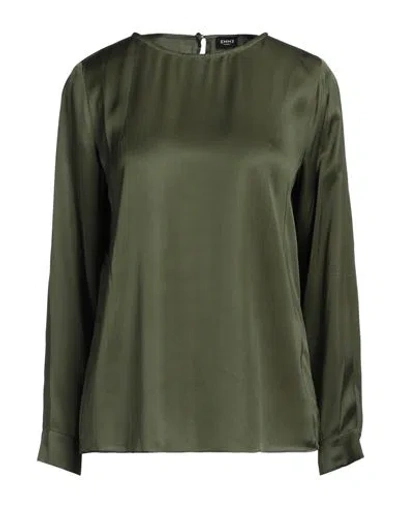 Emme By Marella Woman Top Military Green Size 8 Viscose