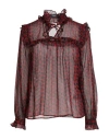 Emme By Marella Woman Top Red Size 8 Polyester In Animal Print