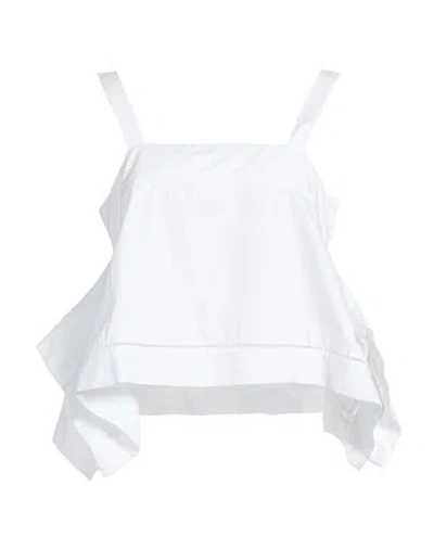 Emme By Marella Woman Top White Size 10 Cotton