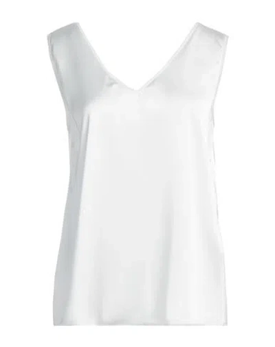 Emme By Marella Woman Top White Size 10 Polyester