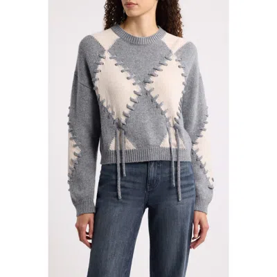 Emme Emery Wool Blend Sweater In Gray