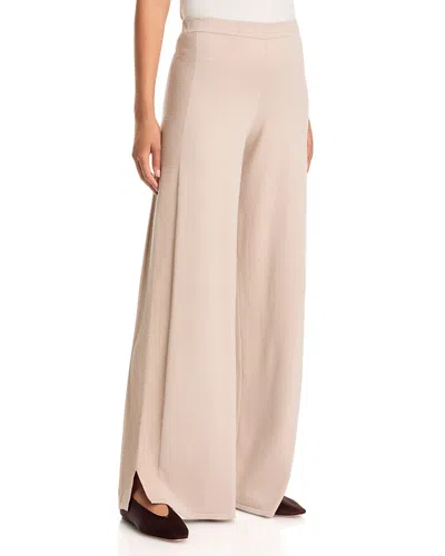 Emme Emmfoggia Knit Wide Leg Pants In Pink